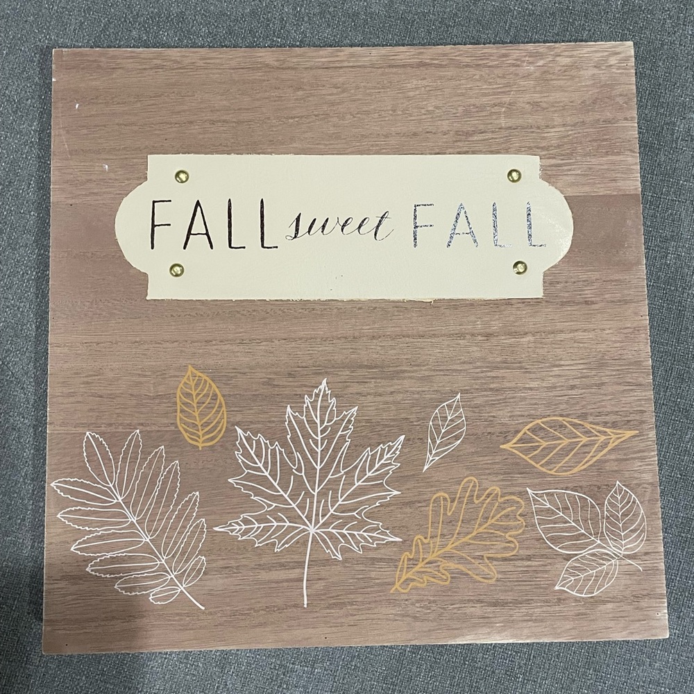 Target Playground Bullseye Fall Collection 2023 FALL SWEET FALL Wooden Sign